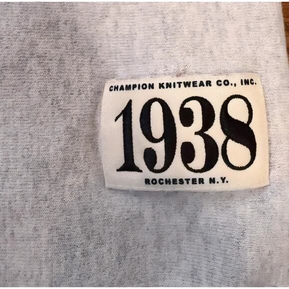 Vintage Champion Reverse Weave Warmup Sweatshirt – Made in USA (Small) - Picture 4 of 8